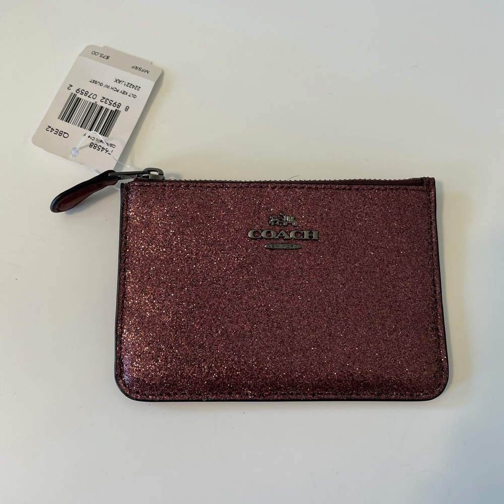 NWT Coach Mini Skinny (Coin Key Pouch)